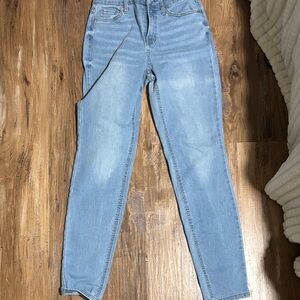 No Boundaries Light Blue Straight Leg Jeans
